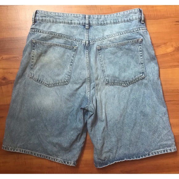 h&m size 14 women’s denim burmuda shorts - Picture 3 of 6